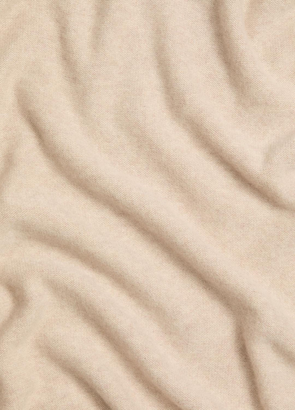 Merino Wool-Cashmere Funnel-Neck Poncho in Accessories - HEATHER MARBLE
