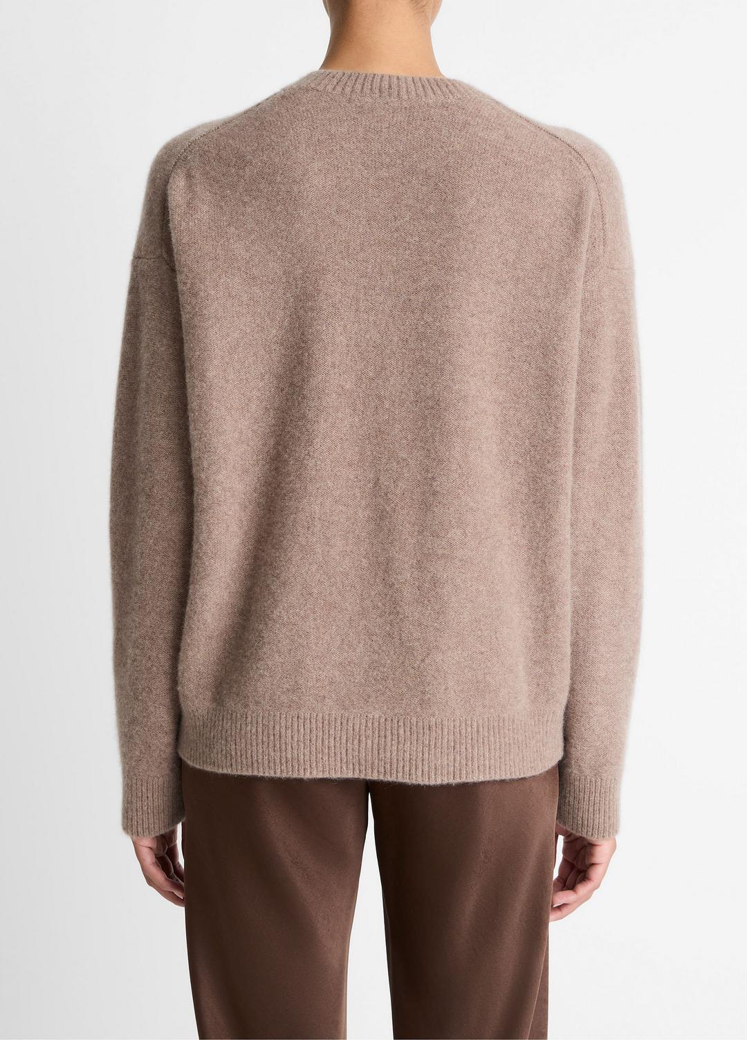 Plush Cashmere Crew Neck Sweater in Crew Neck - HEATHER DOE