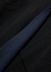 Wool and Cashmere Double-Face Cape in Sweaters - BLACK NAVY