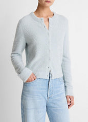 Metallic Eyelash Cardigan in Cardigans - GLACIER