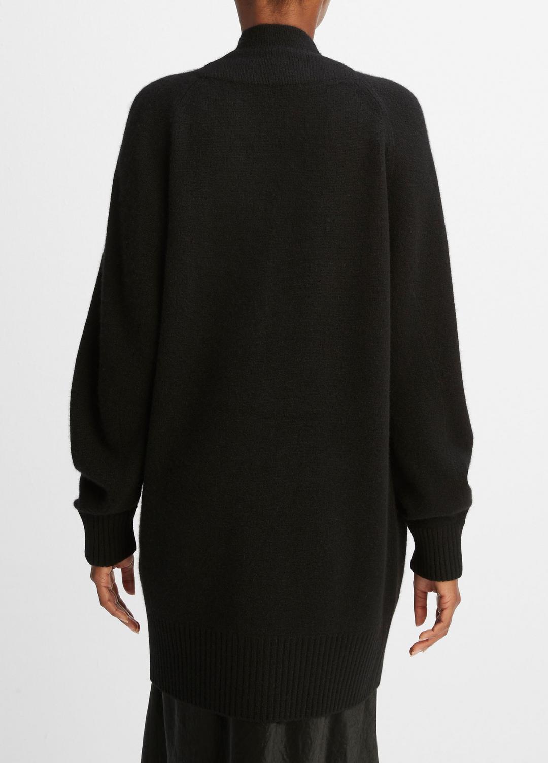 Cashmere Open-Front Cardigan in Cardigans - BLACK