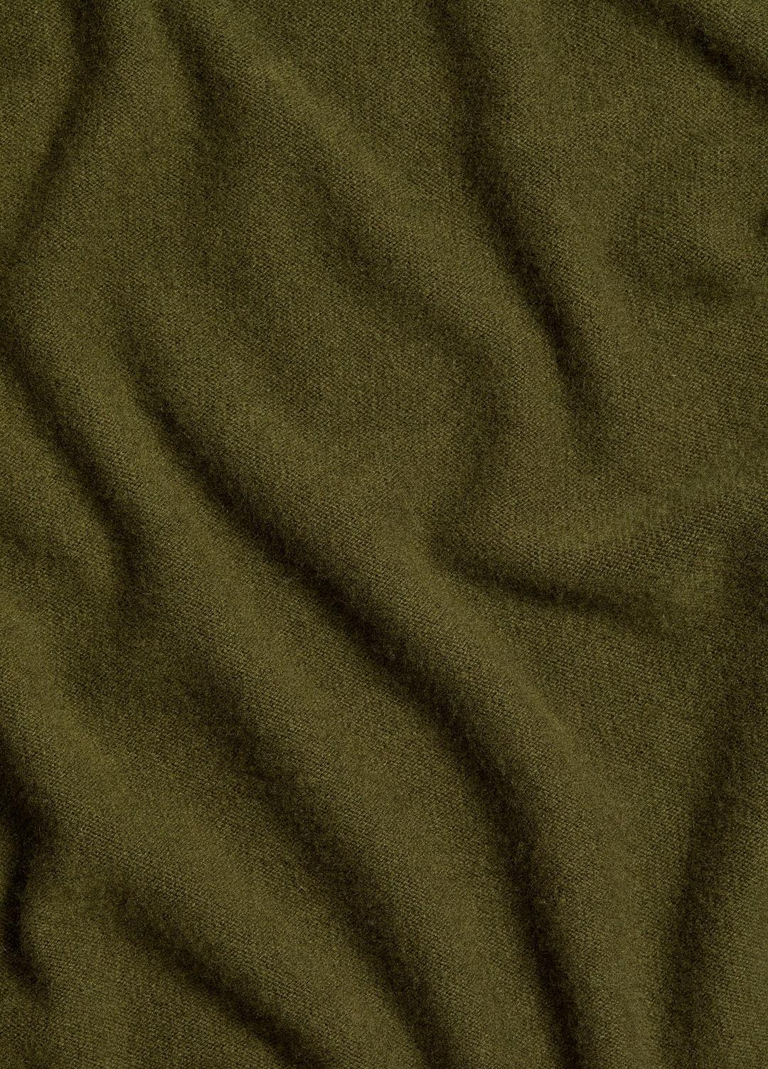 Merino Wool-Cashmere Funnel-Neck Poncho in Accessories - HERBA