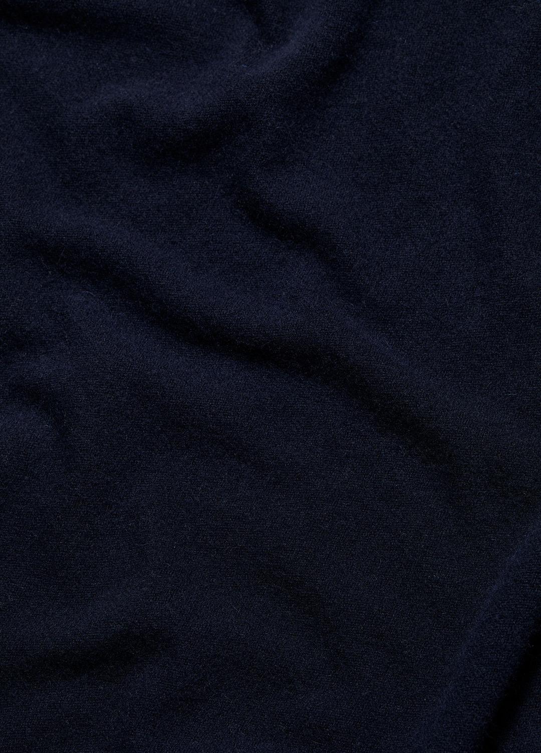 Reverse-Jersey Cashmere Boat-Neck Poncho in Sweaters - COASTAL BLUE