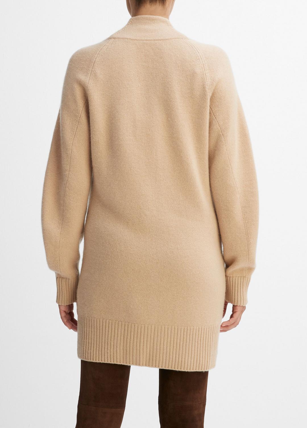 Cashmere Open-Front Cardigan in Cardigans - CAMEL