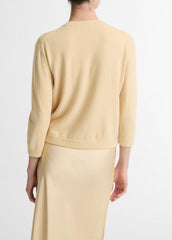 Wool & Cashmere-Blend Pocket Cardigan in Cardigans - CHAMOMILE