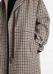 Plaid Car Coat in Coats - MULTI CHECK