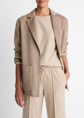Double-Face Wool & Cashmere-Blend Blazer in Blazers - HEATHER DOE