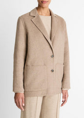 Double-Face Wool & Cashmere-Blend Blazer in Blazers - HEATHER DOE
