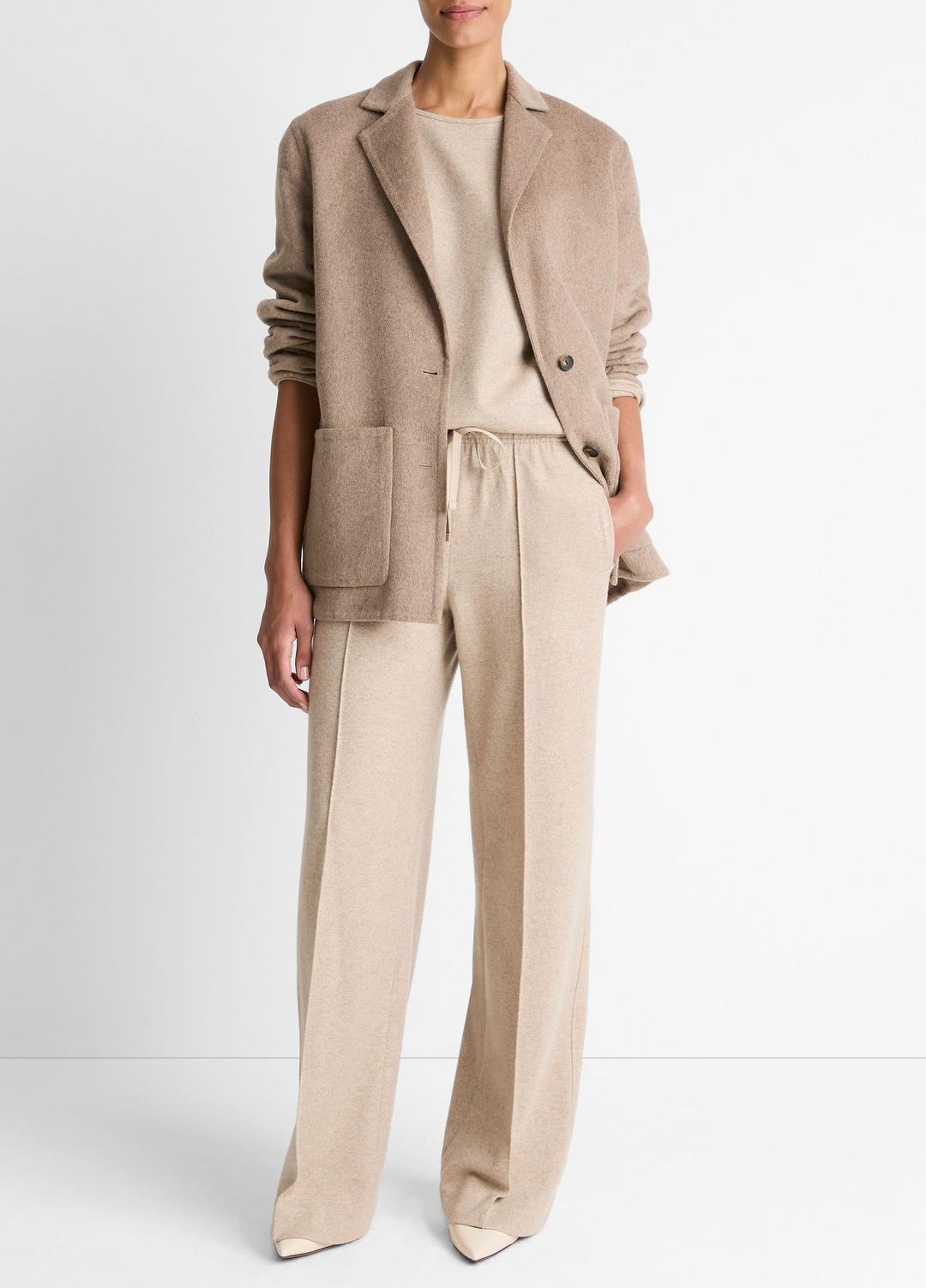Double-Face Wool & Cashmere-Blend Blazer in Blazers - HEATHER DOE