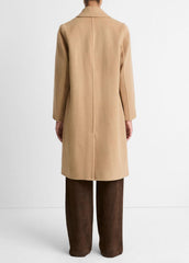 Classic Wool-Blend Straight Coat in Coats - CAMELLO