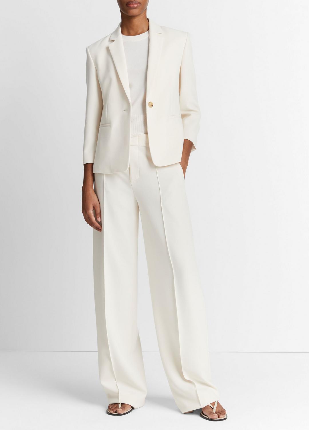 Shrunken Blazer in Blazers - OFF WHITE