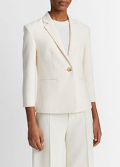 Shrunken Blazer in Blazers - OFF WHITE