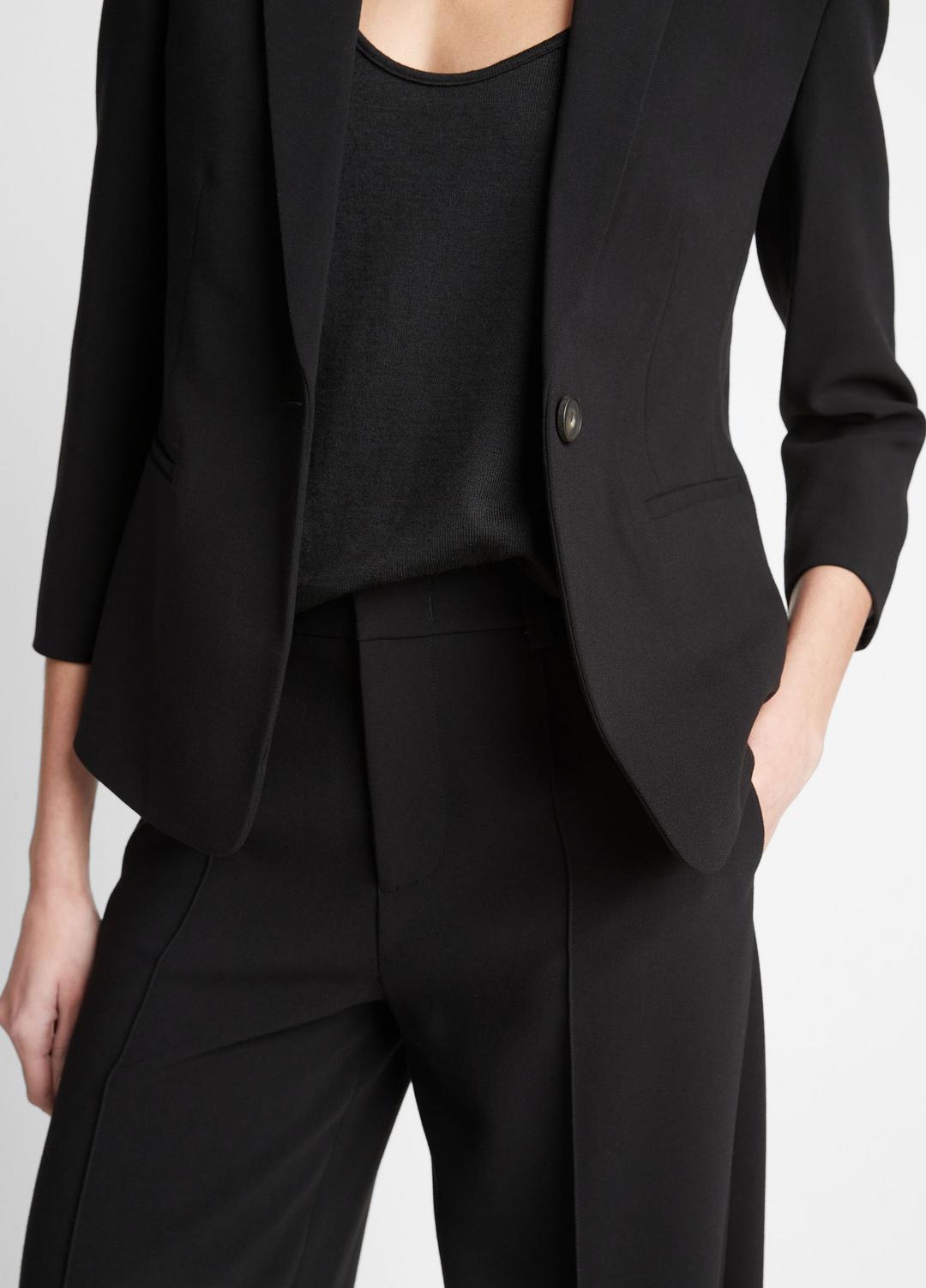 Shrunken Blazer in Blazers - BLACK
