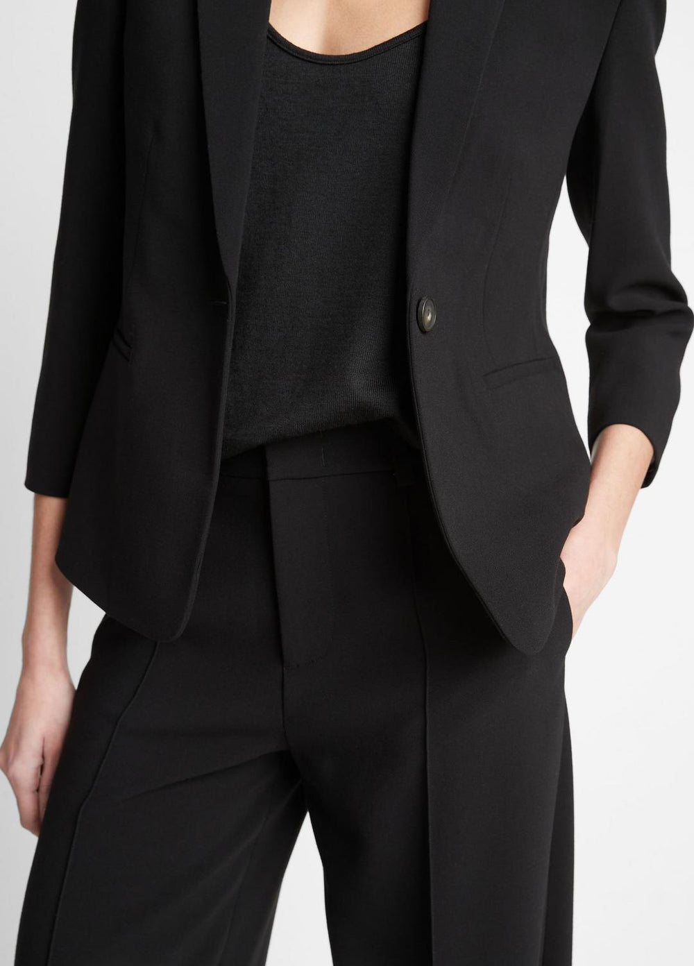 Shrunken Blazer in Blazers - BLACK