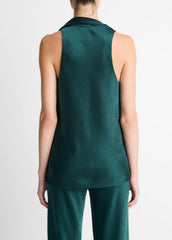 Satin Scarf Top in Tank Tops - JUNIPER