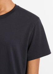 Pima Cotton Crew Neck T-Shirt in Short Sleeve - COASTAL BLUE