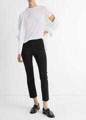 Essential Pima Cotton Crew Neck T-Shirt in Short Sleeve - OPTIC WHITE