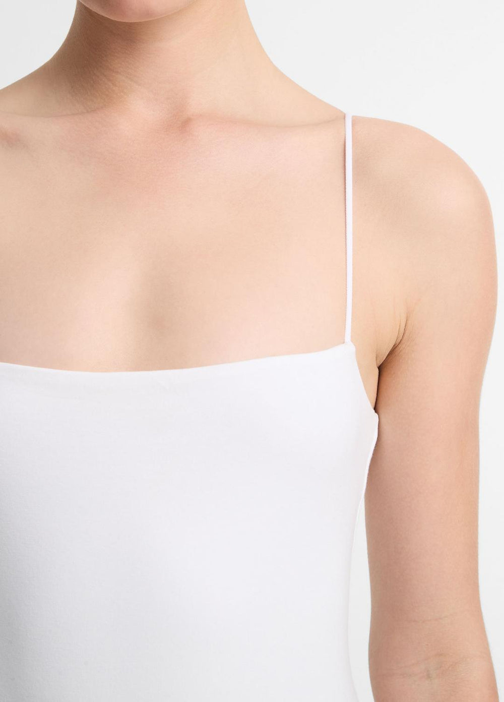 Pima Cotton Camisole in Tank Tops - OPTIC WHITE