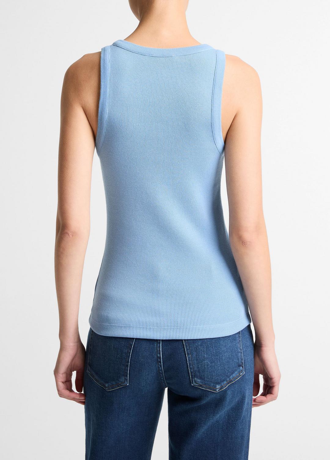 Ribbed Scoop-Neck Tank in Tank Tops - HYDRA