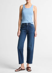 Ribbed Scoop-Neck Tank in Tank Tops - HYDRA