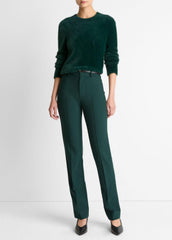 Cotton-Blend Slim Cigarette Pant in Trousers - JUNIPER