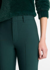 Cotton-Blend Slim Cigarette Pant in Trousers - JUNIPER