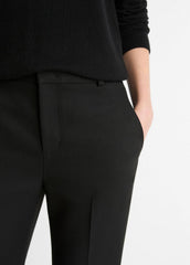 Sculptural Flare Trouser in Trousers - BLACK
