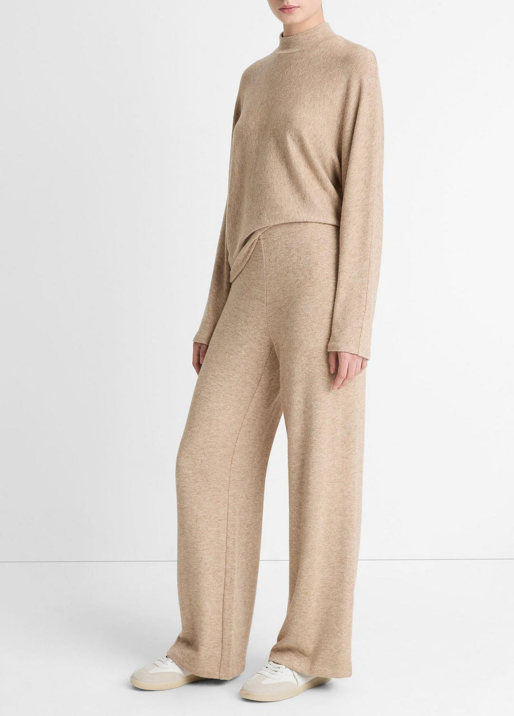Cozy Wide-Leg Pant in Wide Leg - HEATHER BRUNA