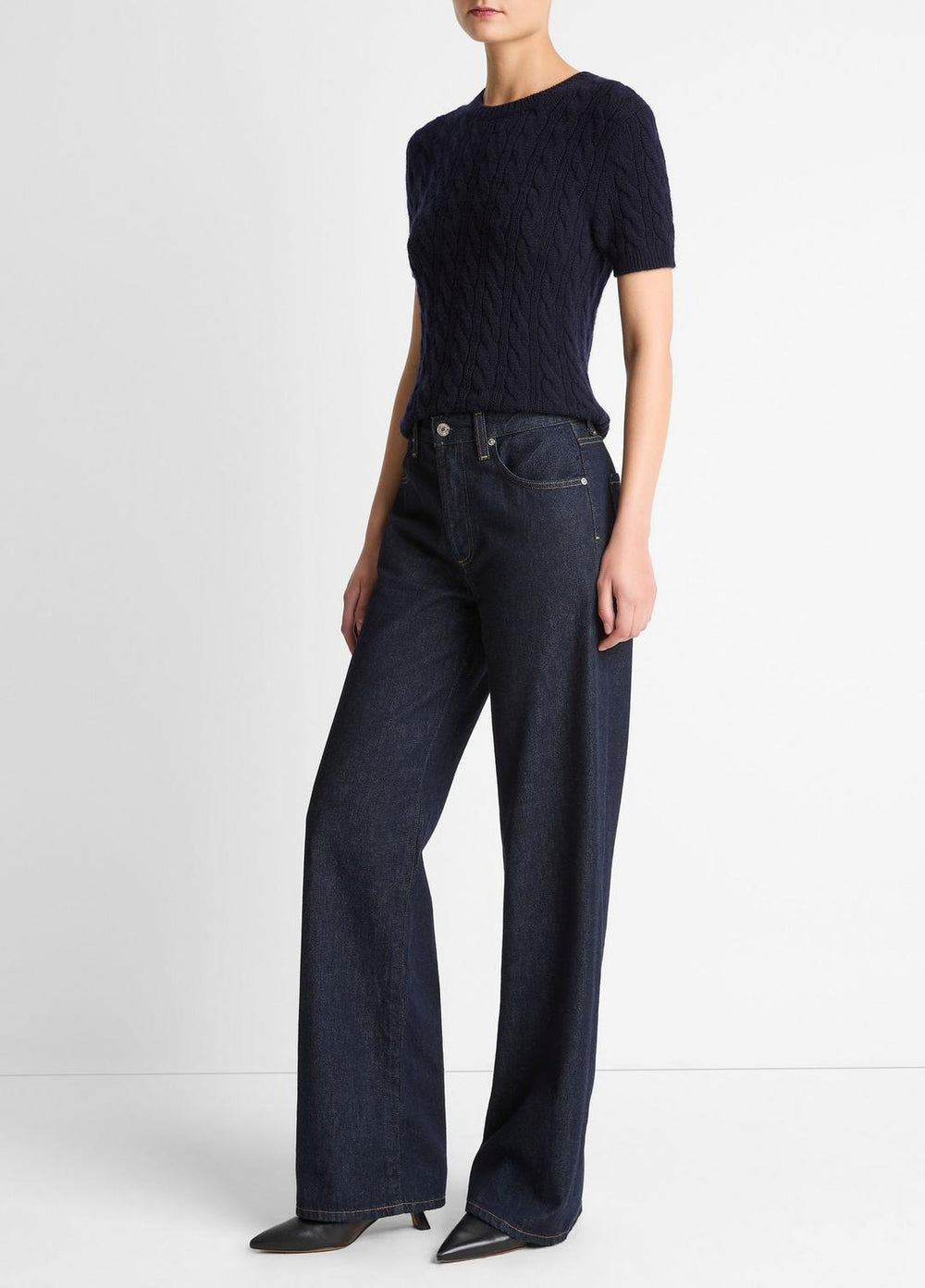 Citizens of Humanity Annina Straight-Leg Jean in Denim - JUNO