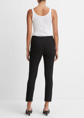 Women's Stitch Front Seam Ponte Legging - BLACK