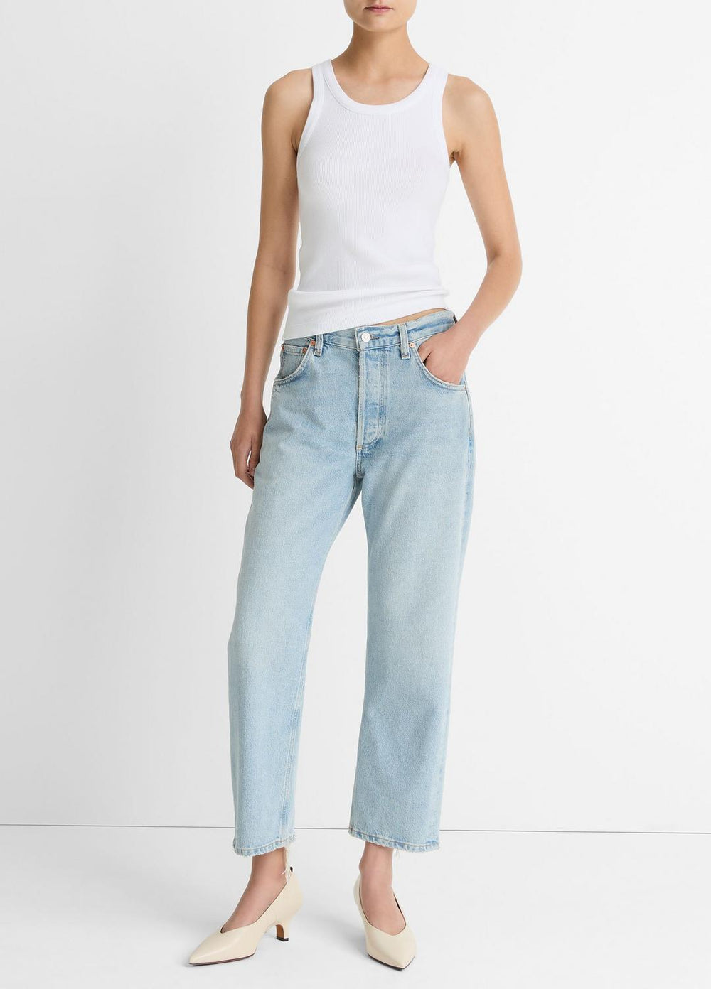 Citizens of Humanity Winslow Low-Rise Boyfriend Jean in Denim - BLAIRE