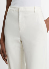Avery Mid-Rise Italian Stretch-Cotton Chino Pant in Trousers - OFF WHITE