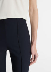 Niki Mid-Rise Pintuck Crop Flare Pant in Pants - COASTAL BLUE