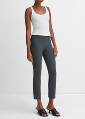 Women's Stitch Front Seam Ponte Legging - DARK GREY