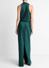 Satin Bias Column Skirt in Skirts - JUNIPER