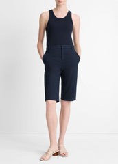 Italian Stretch-Cotton Chino Short in Shorts - COASTAL BLUE