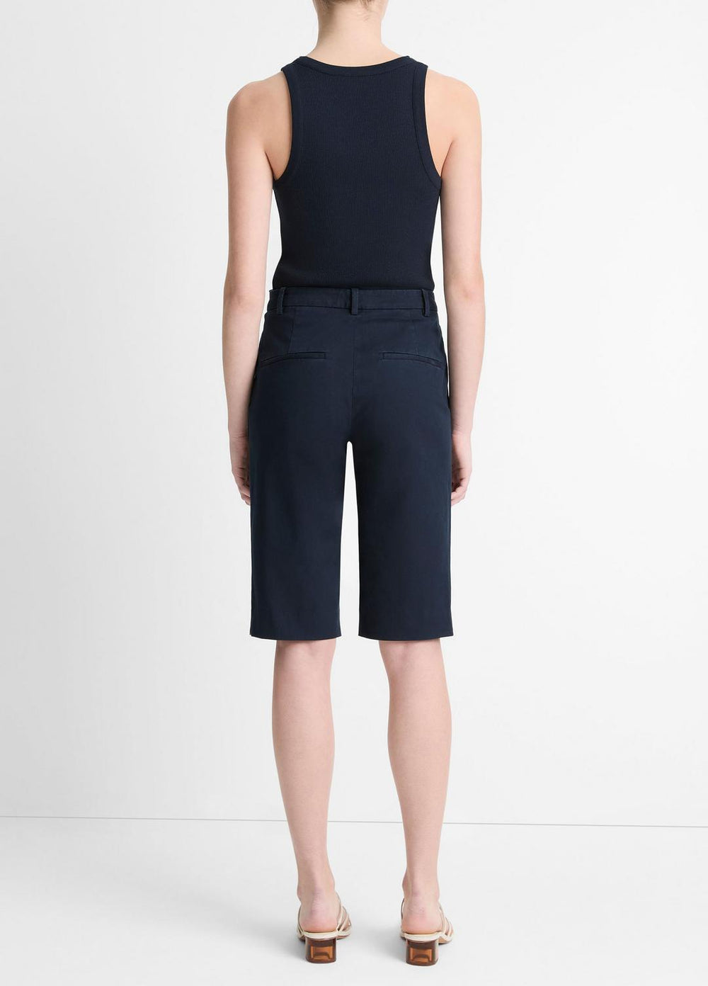 Italian Stretch-Cotton Chino Short in Shorts - COASTAL BLUE