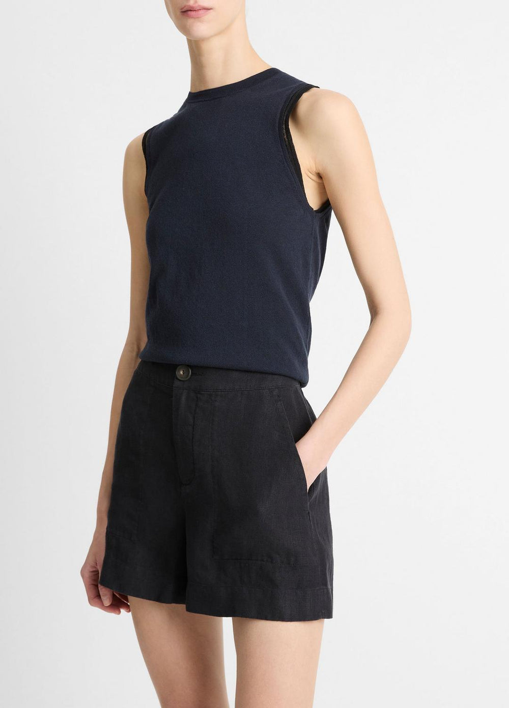 Hemp Short in Shorts - DARK NIGHT LAKE