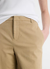 Italian Stretch-Cotton Chino Short in Shorts - DESERT