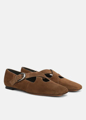 Cici Suede Flat in Loafers & Flats - ELMWOOD