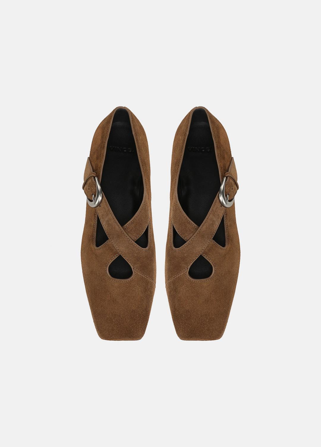 Cici Suede Flat in Loafers & Flats - ELMWOOD