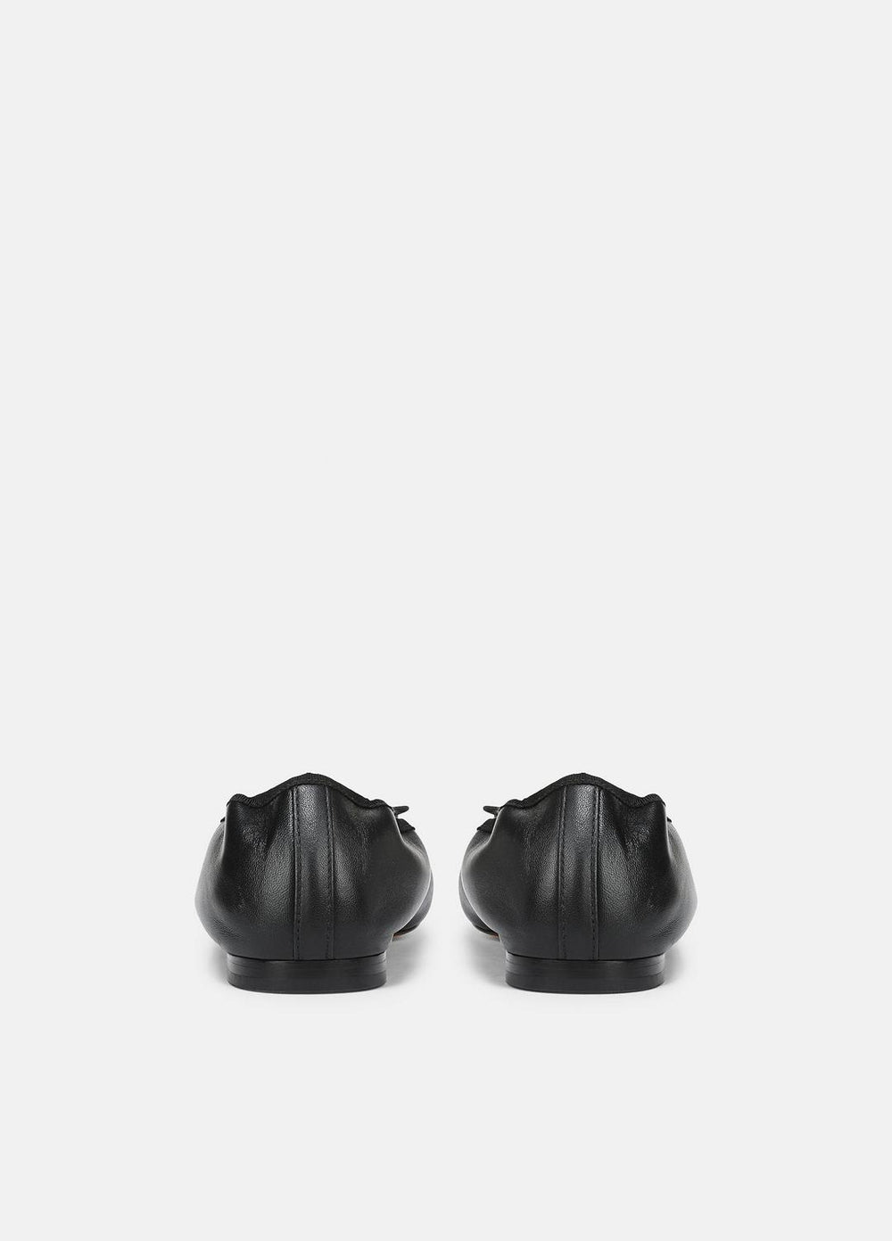 Darla Leather Ballet Flat in Loafers & Flats - BLACK
