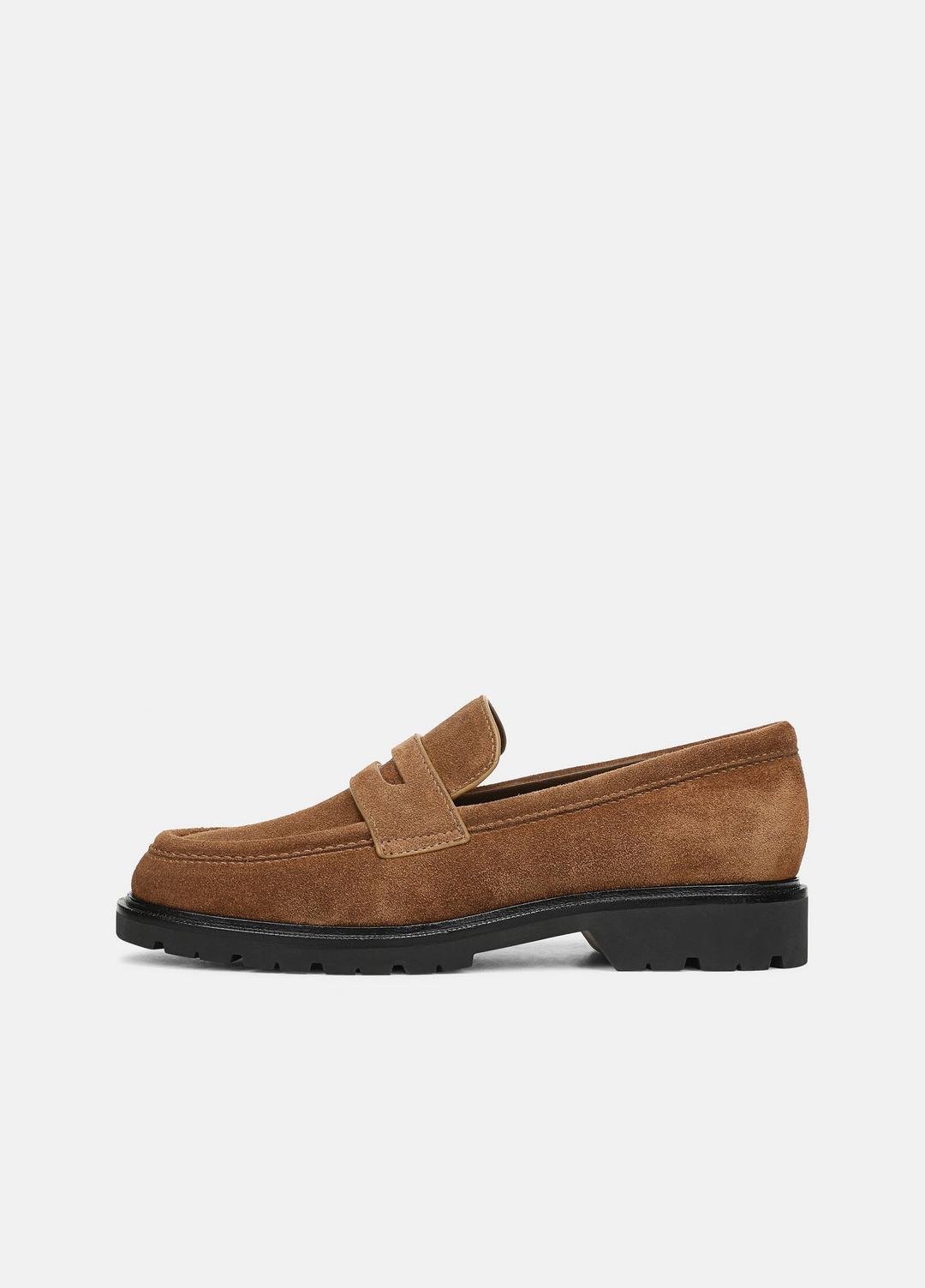 Siena Suede Lug-Sole Loafer in Loafers & Flats - ELM WOOD