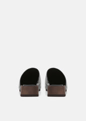 Margarita Leather Clog in Loafers & Flats - BLACK
