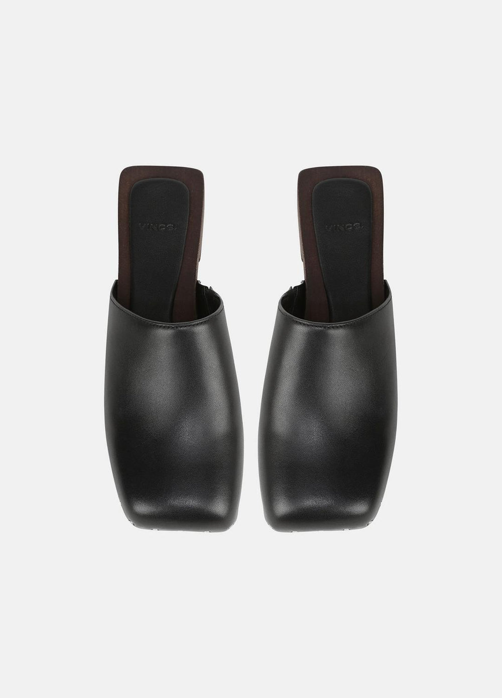 Margarita Leather Clog in Loafers & Flats - BLACK