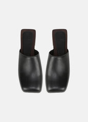 Margarita Leather Clog in Loafers & Flats - BLACK