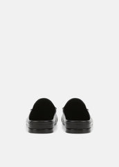 Tevin Leather Mule in Loafers & Flats - BLACK