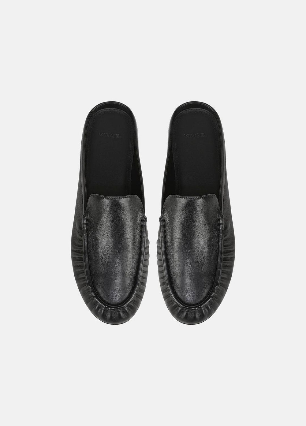 Tevin Leather Mule in Loafers & Flats - BLACK