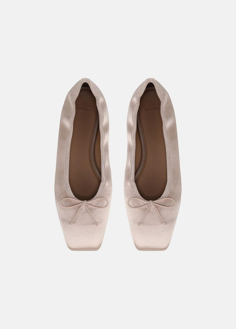Darla Satin Ballet Flat in Loafers & Flats - CASA ROSA