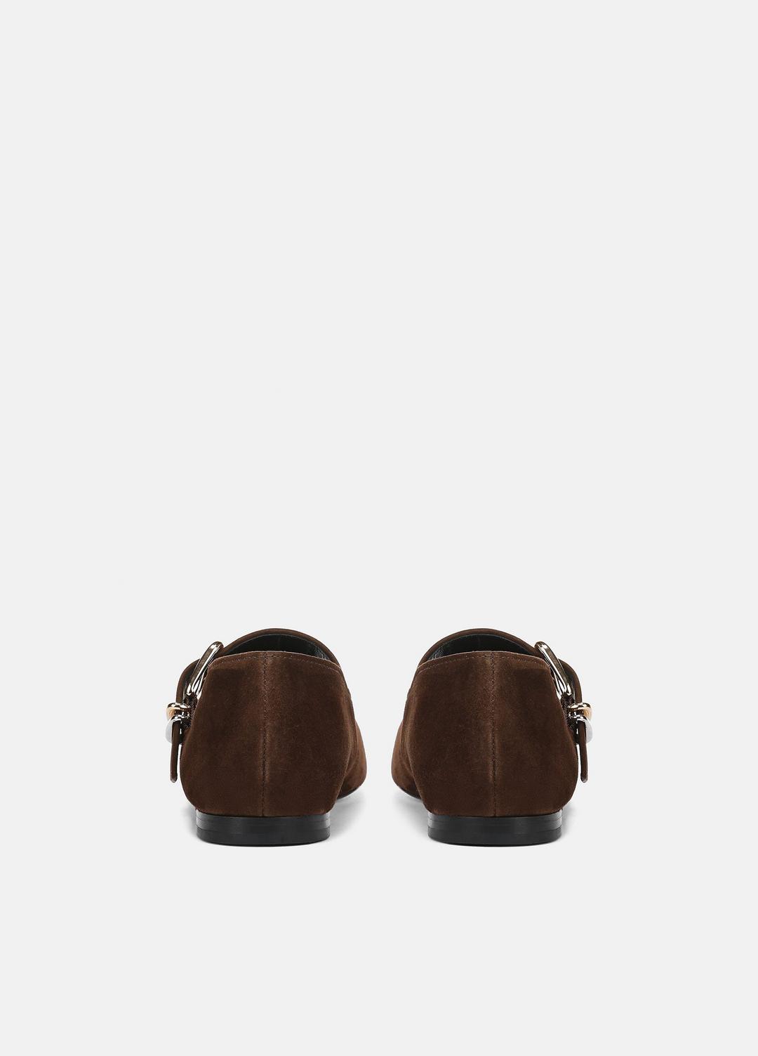 Daniela Suede Mary Jane Flat in Loafers & Flats - CLOVE